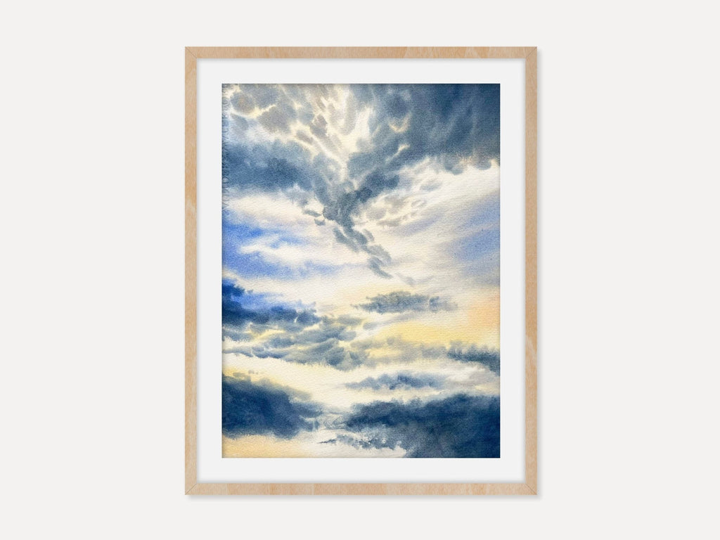 Clouds at Dawn - Original Watercolor Painting