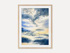 Clouds at Dawn - Original Watercolor Painting