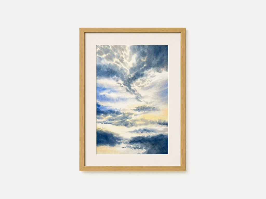 Clouds at Dawn - Original Watercolor Painting