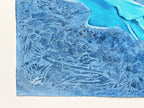 Glowing Sawfish  - Original Watercolor Painting of a Carpenter Shark