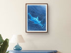 Glowing Sawfish - Art Print