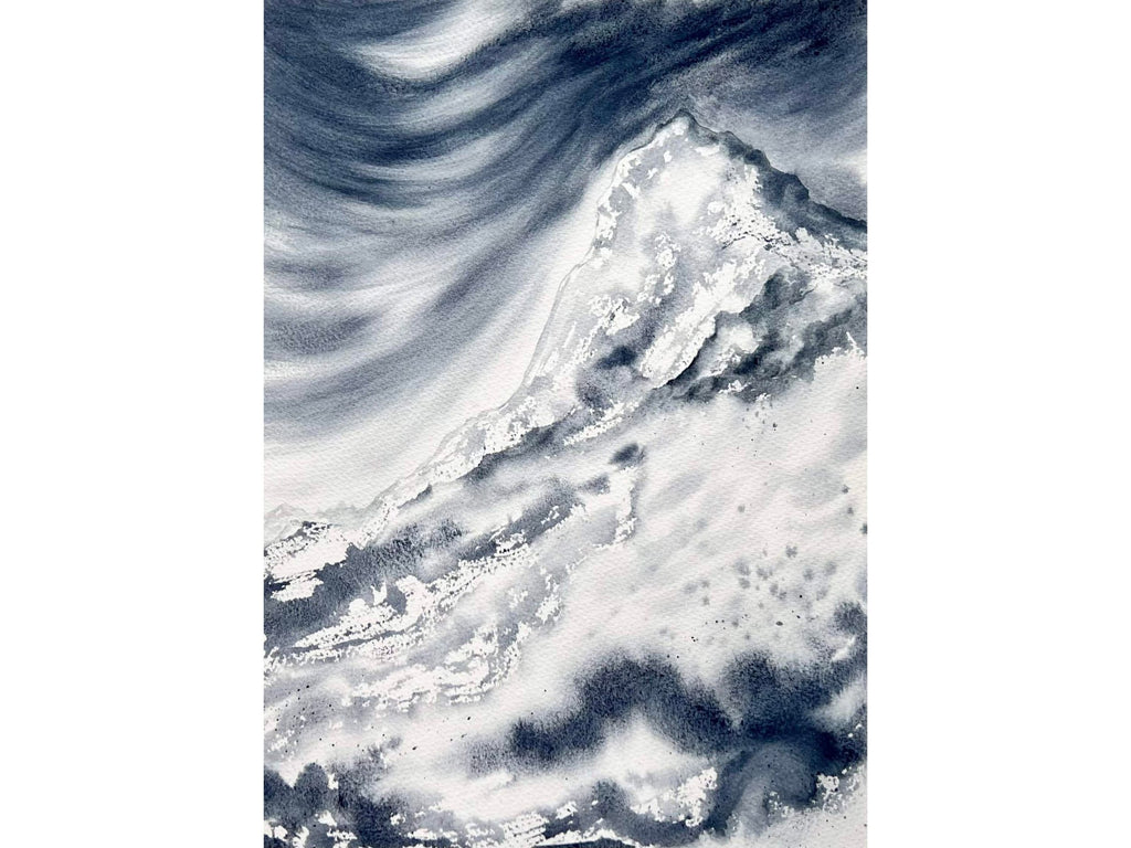 Grey Mountains - Original Watercolour Painting