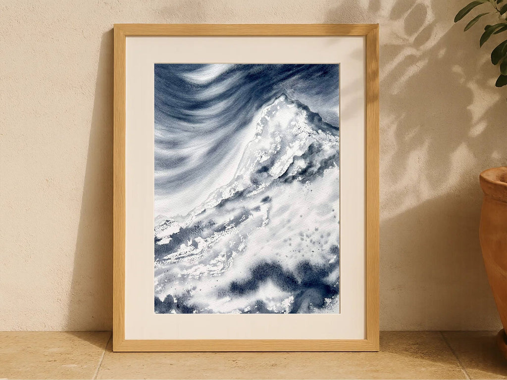 Grey Mountains - Original Watercolour Painting