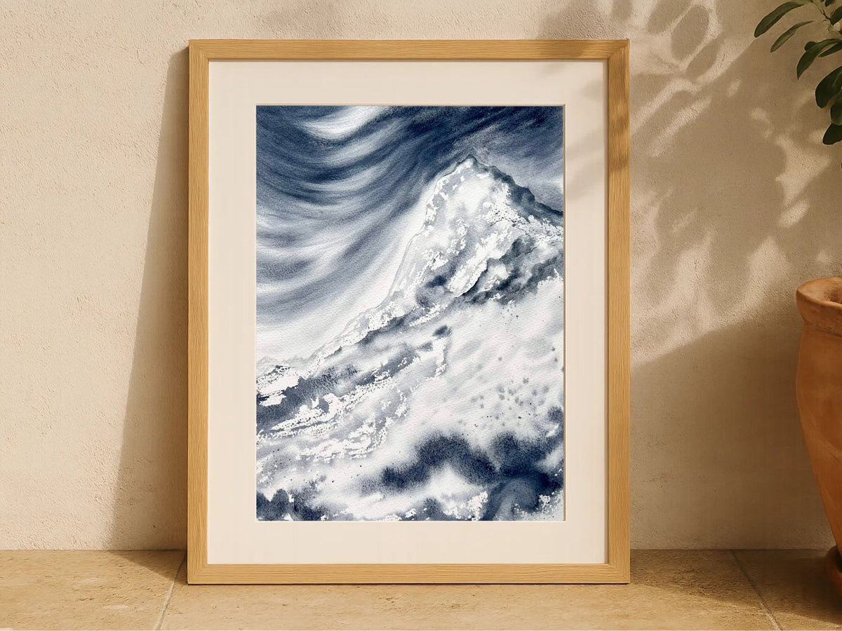 Grey Mountains - Original Watercolour Painting