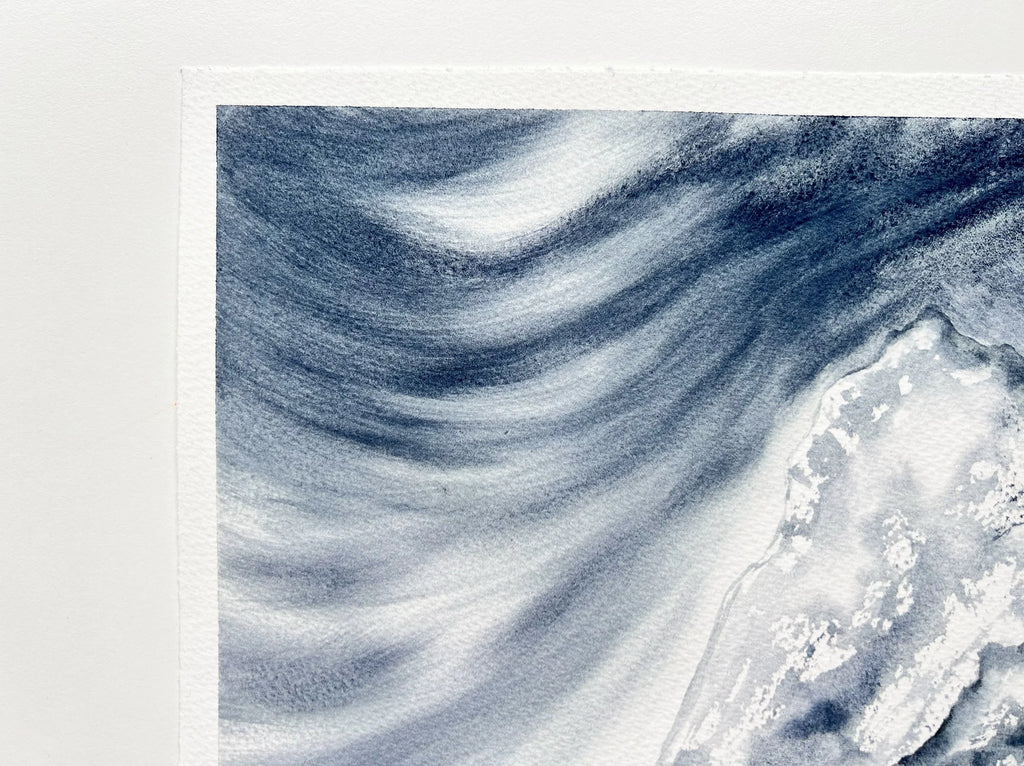 Grey Mountains - Original Watercolour Painting