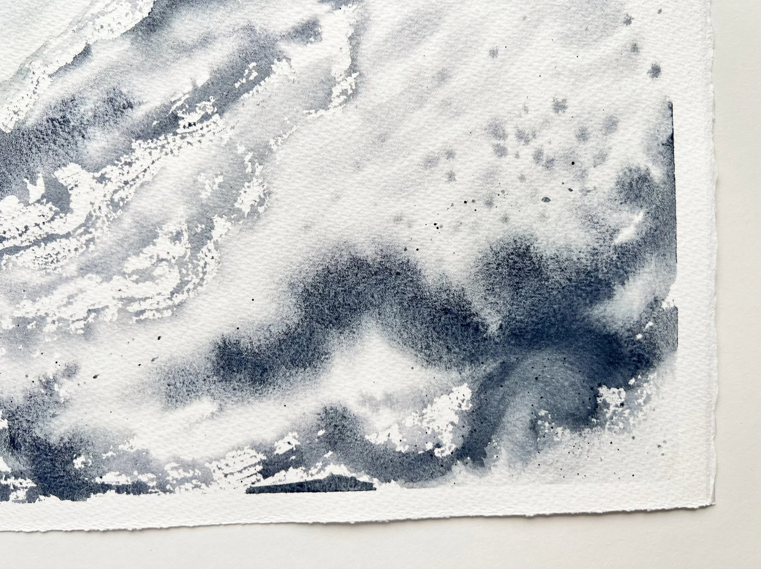 Grey Mountains - Original Watercolour Painting