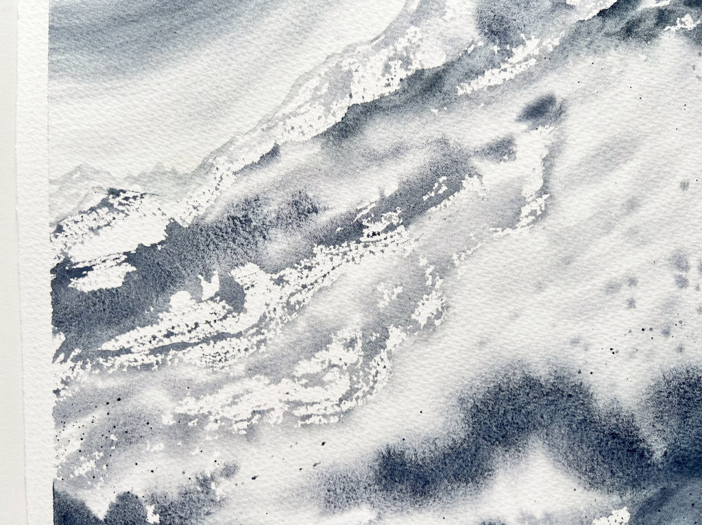 Grey Mountains - Original Watercolour Painting