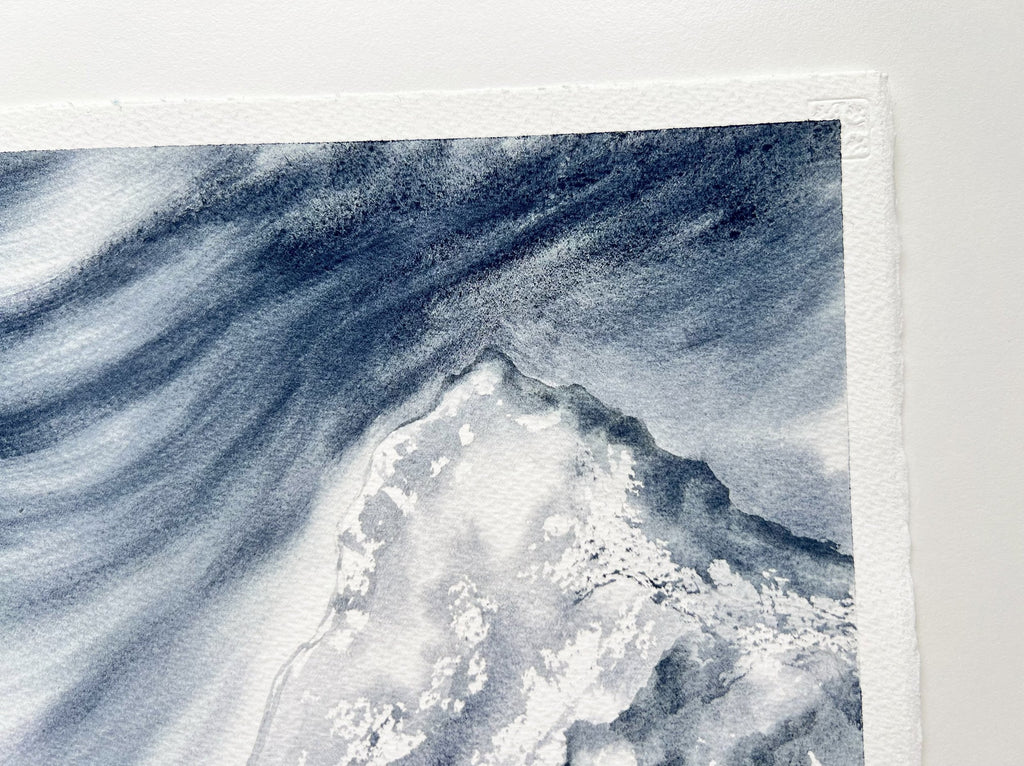 Grey Mountains - Original Watercolour Painting
