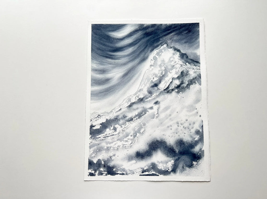 Grey Mountains - Original Watercolour Painting