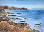 Rocky Shore - Original Watercolor Painting