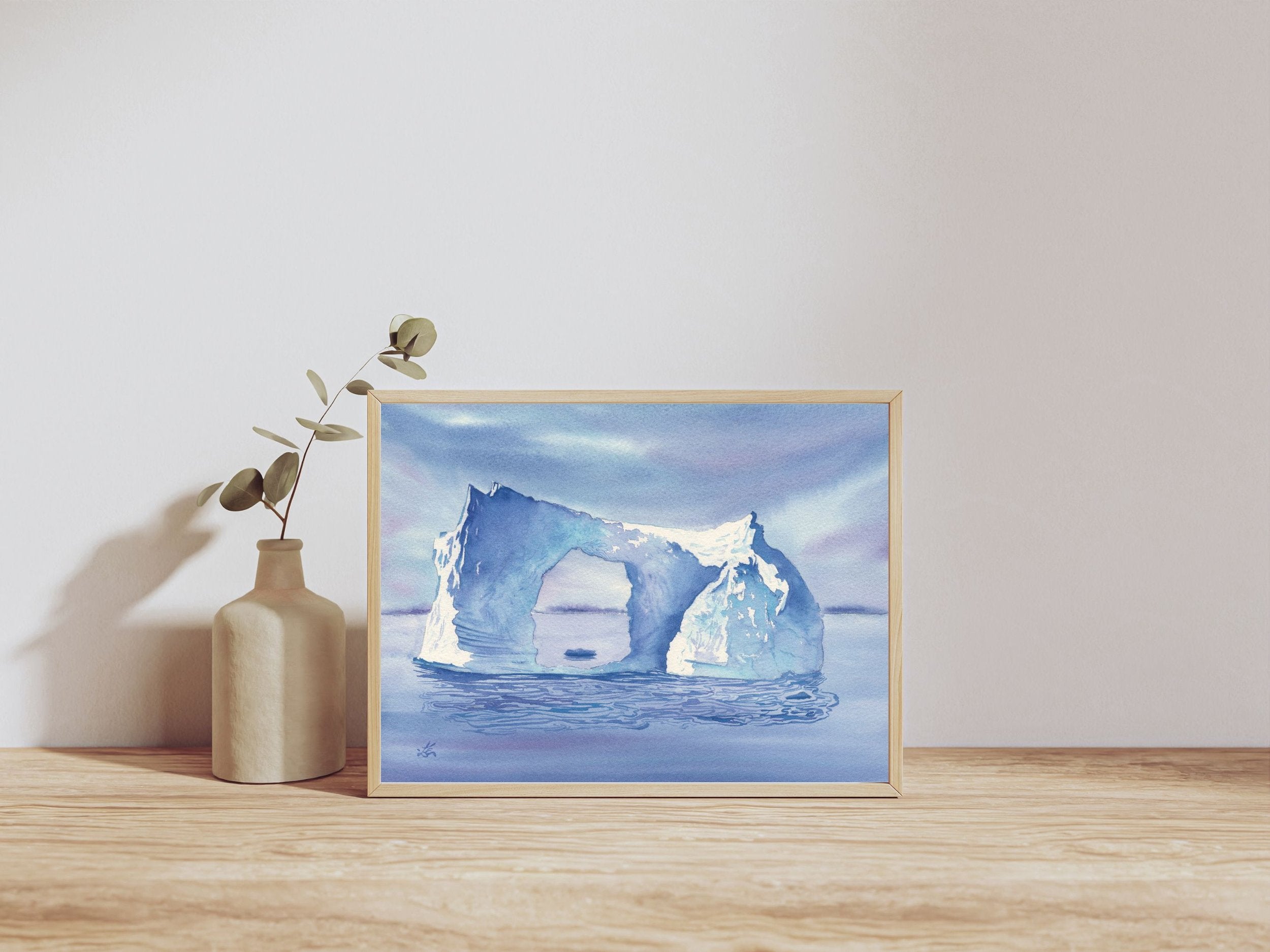 An Iceberg - Art Print