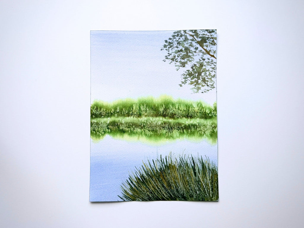 In The Moorlands - Original Watercolor Painting