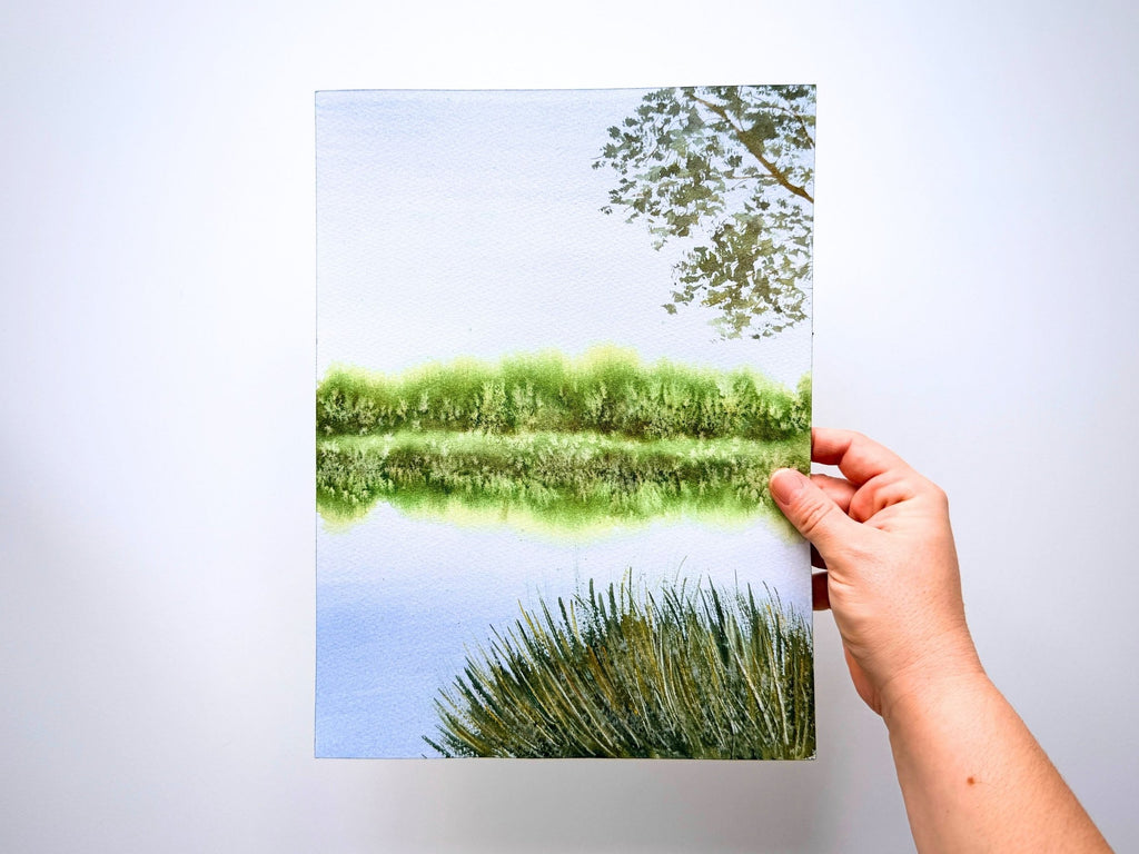 In The Moorlands - Original Watercolor Painting