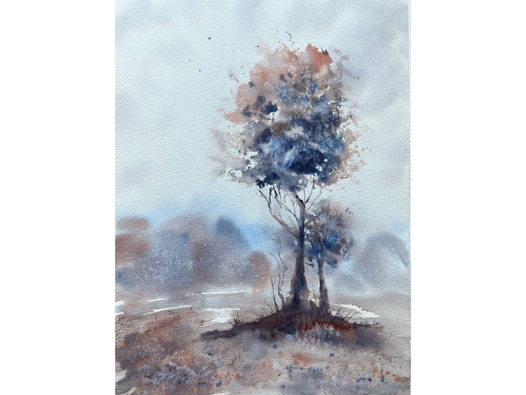 Just The Two of Us - Original Watercolor Painting