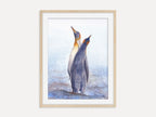 King Penguin Couple - Art Print
