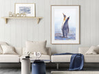 King Penguin Couple - Art Print