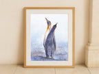 King Penguin Couple - Art Print