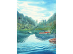 Lakeside, Italian Dolomites - Art Print