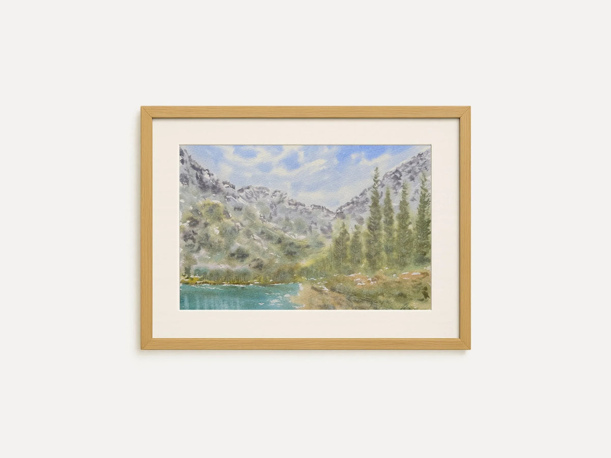 A Time for a Hike - Original Watercolor Painting