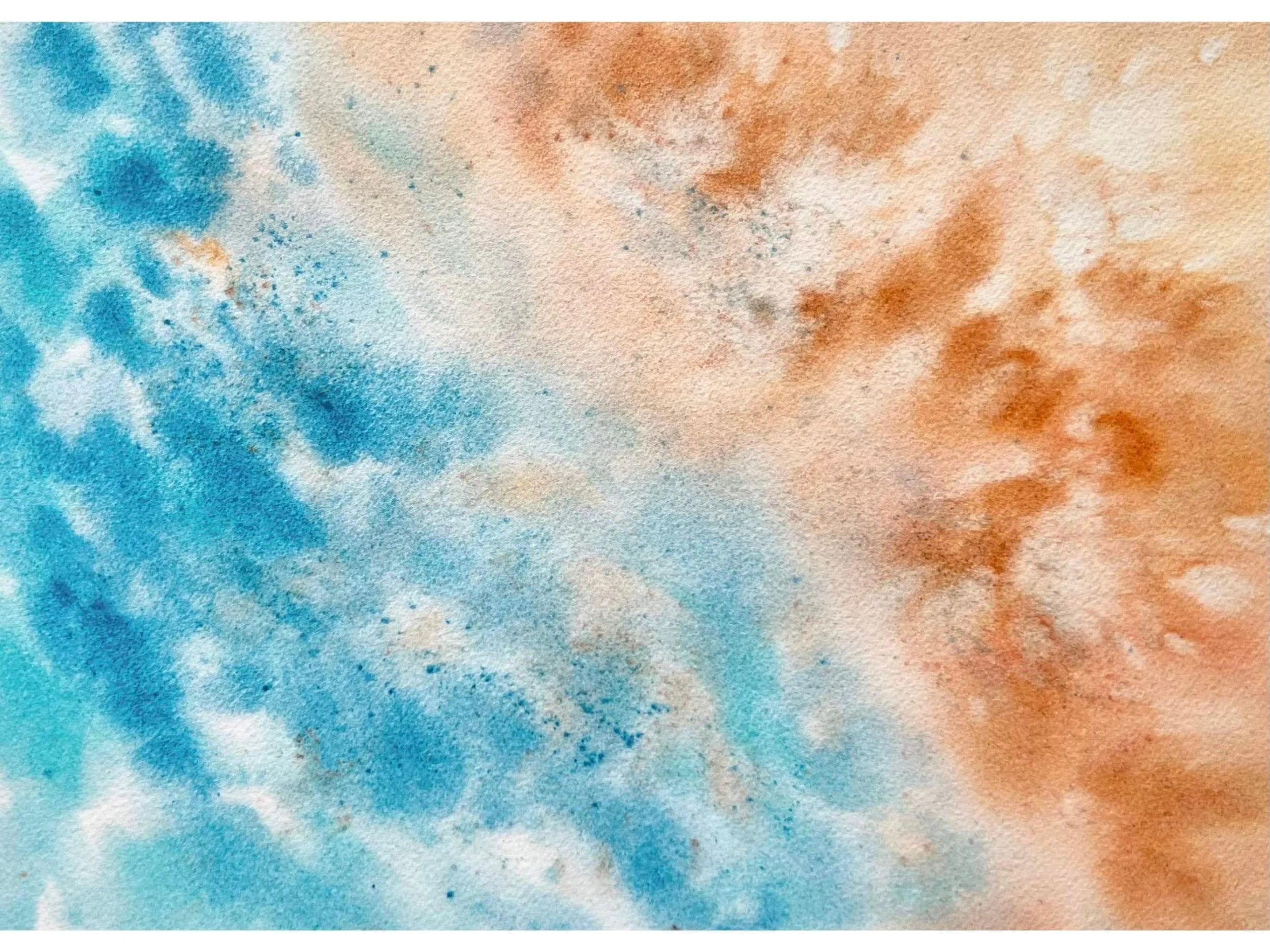 On The Shore - Original Watercolor Painting