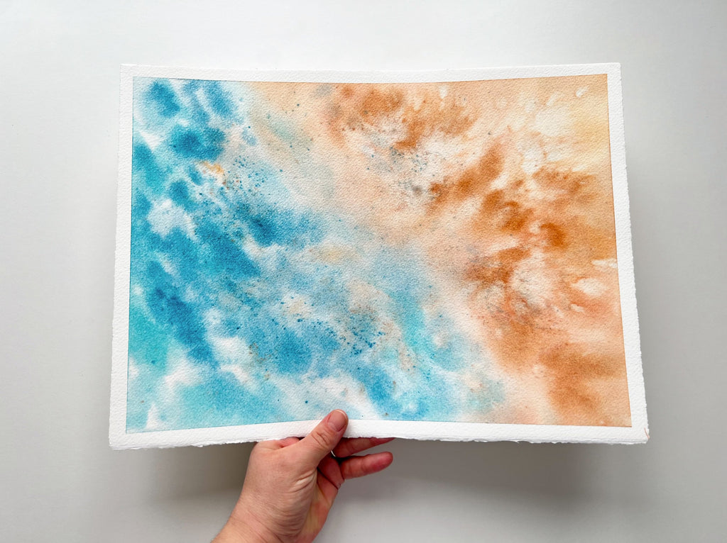 On The Shore - Original Watercolor Painting