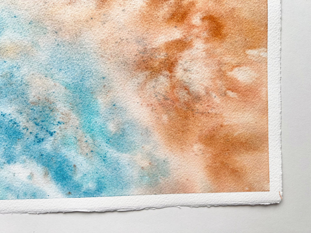 On The Shore - Original Watercolor Painting
