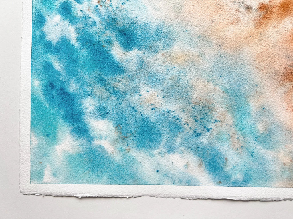 On The Shore - Original Watercolor Painting