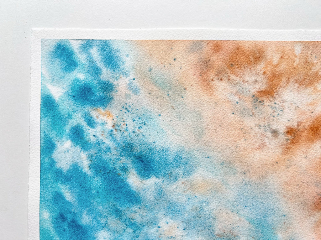 On The Shore - Original Watercolor Painting