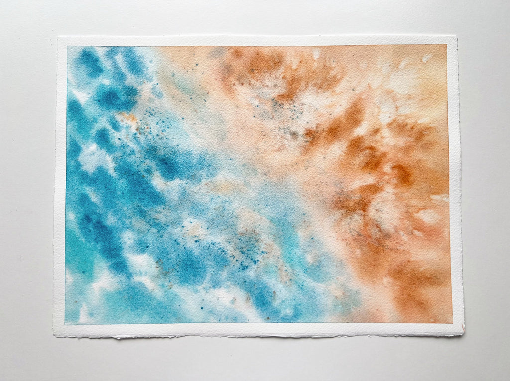 On The Shore - Original Watercolor Painting