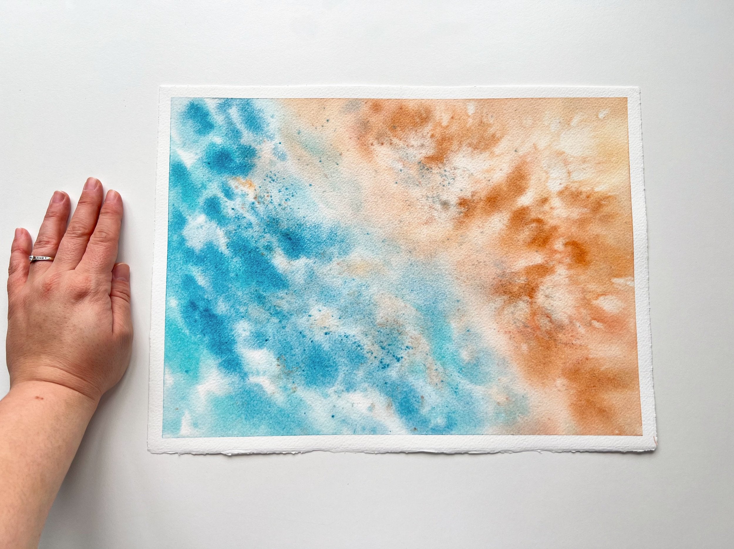 On The Shore - Original Watercolor Painting