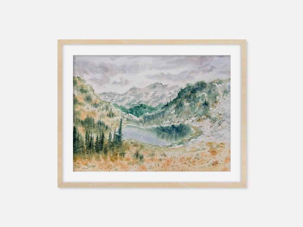 Hills and Valleys - Original Watercolor Painting