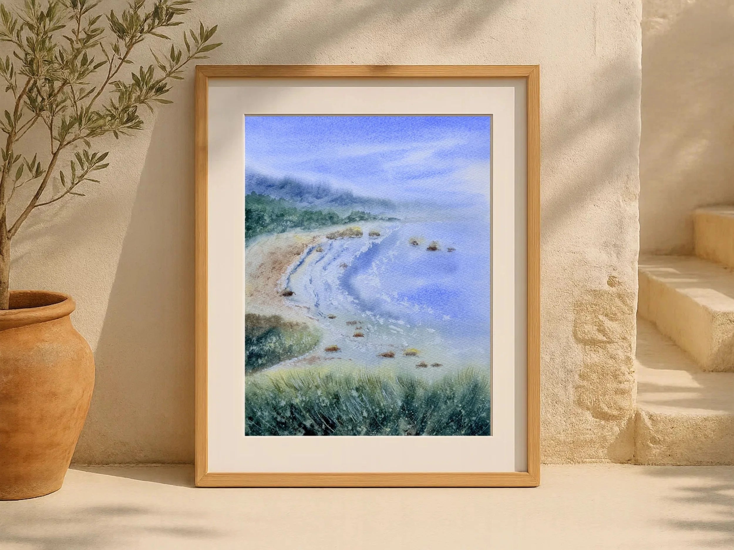 Ecola Estate Park, Orego - Original Watercolor Painting