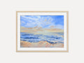 Sunrise Over The Sea - Original Watercolor Painting