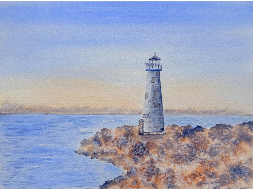 Lighthouse I - Original Watercolor Painting