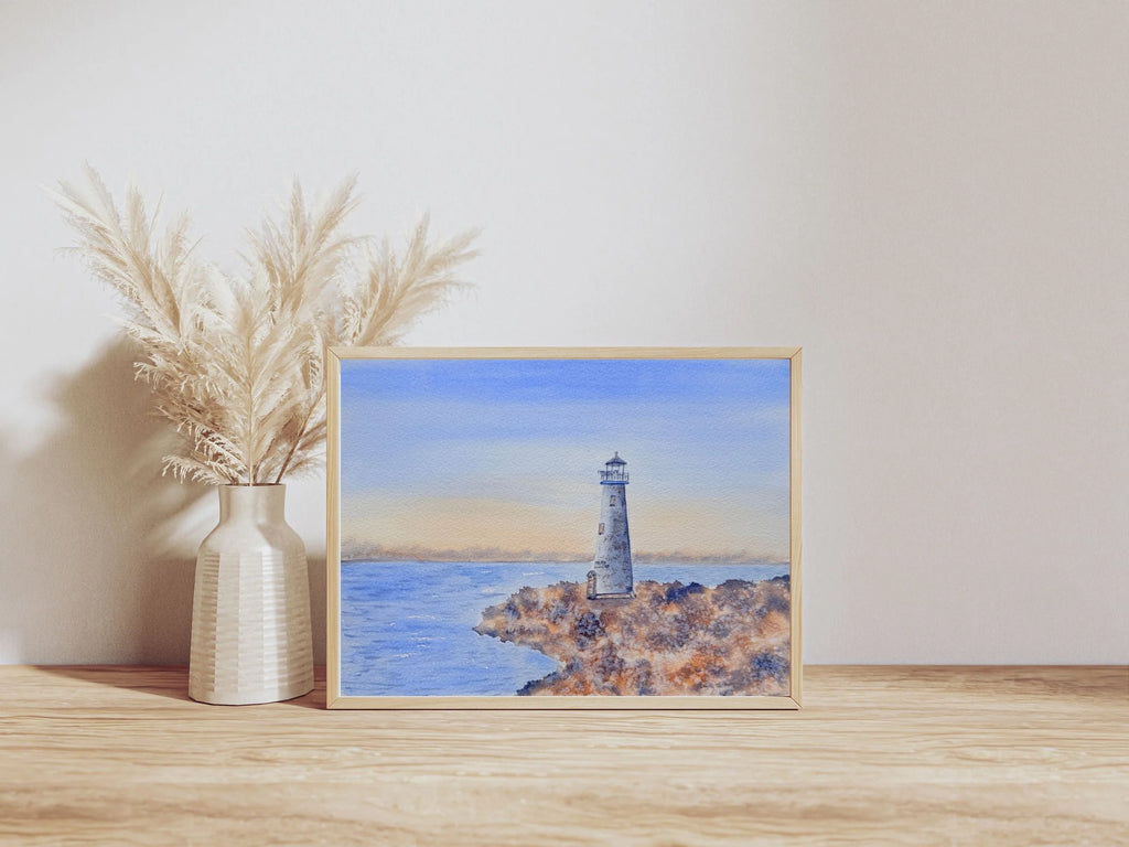 Lighthouse I - Original Watercolor Painting