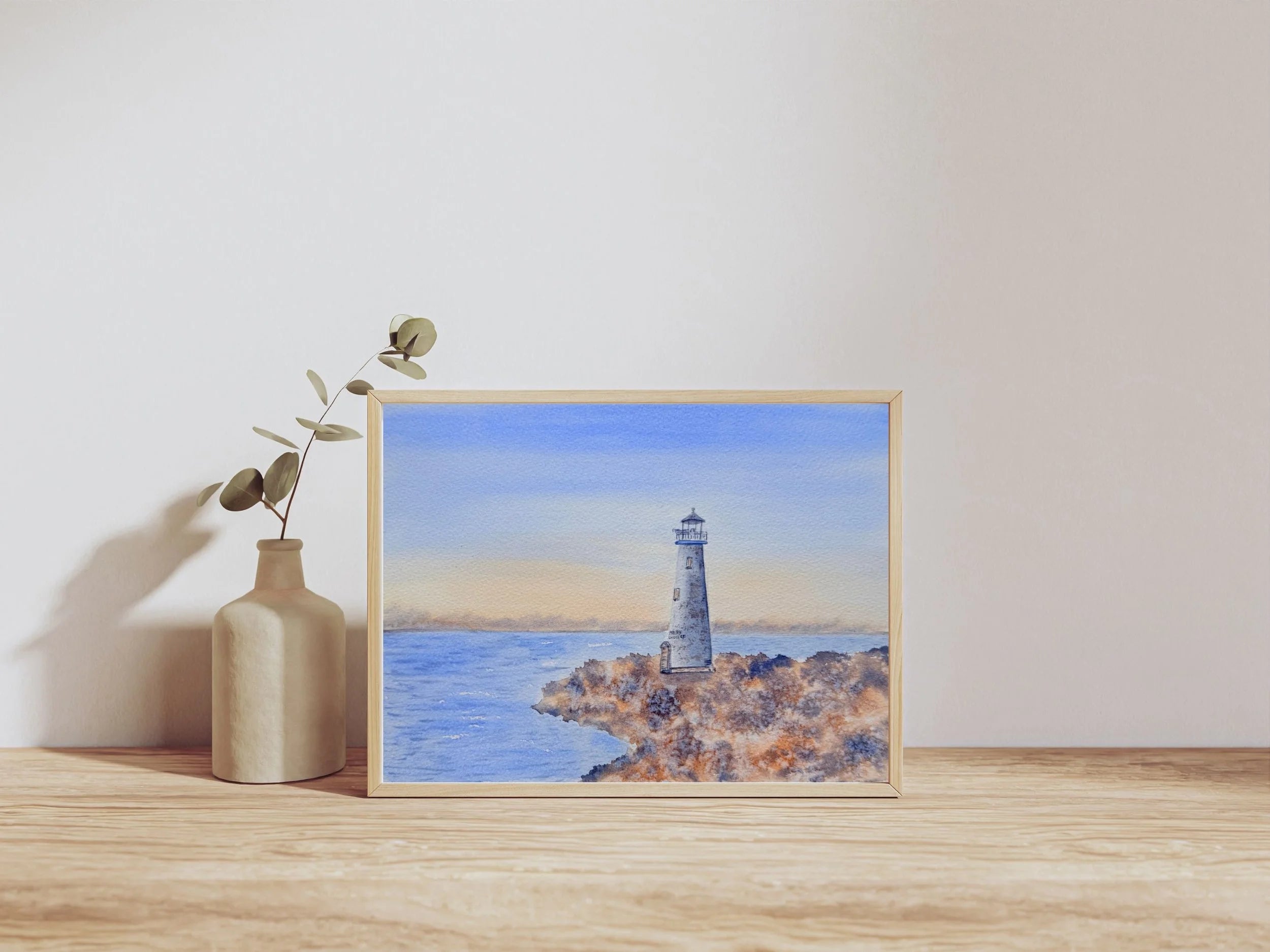 Lighthouse I - Original Watercolor Painting