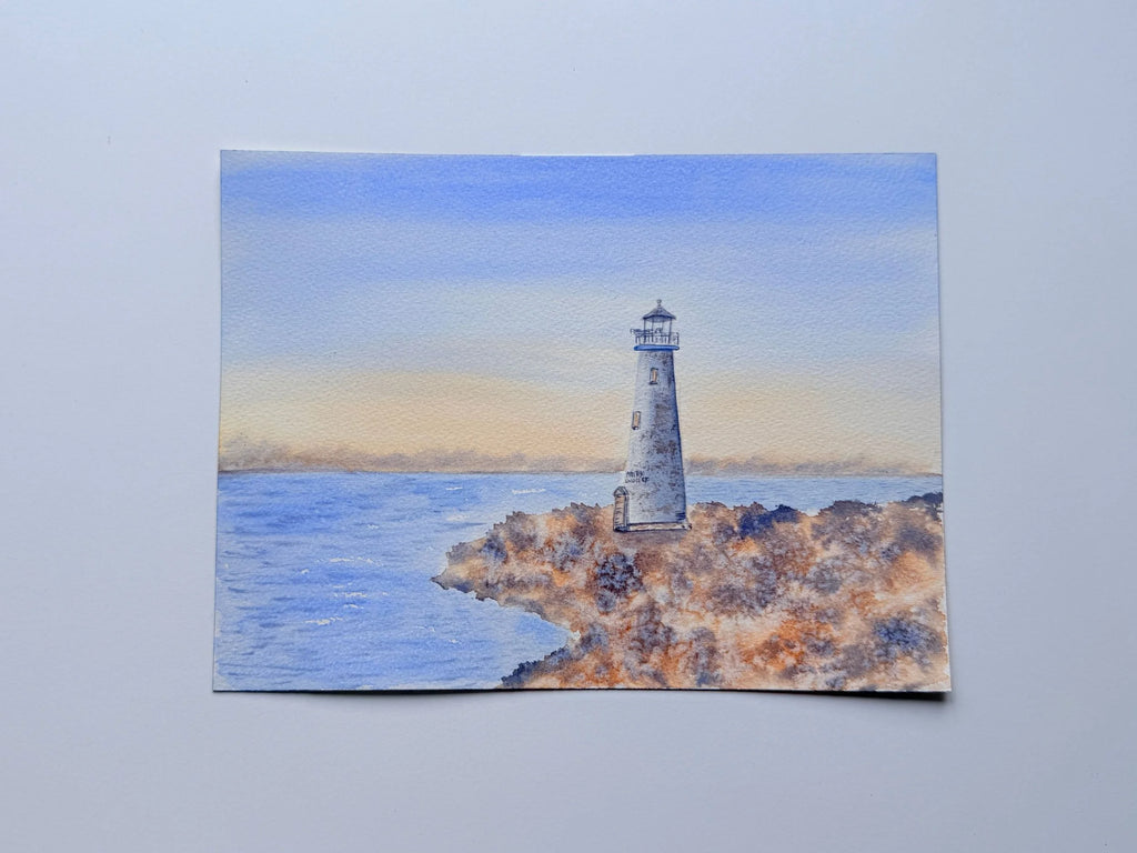 Lighthouse I - Original Watercolor Painting
