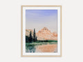 Mountain Landscape - Original Watercolor Paintings