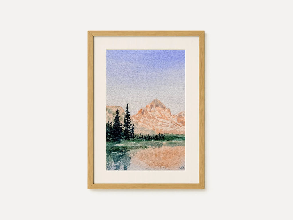 Mountain Landscape - Original Watercolor Paintings