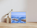 Rocky Seascape Adventures - Original Watercolor Painting
