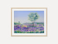 Wild Lavender Meadow - Original Watercolor Painting