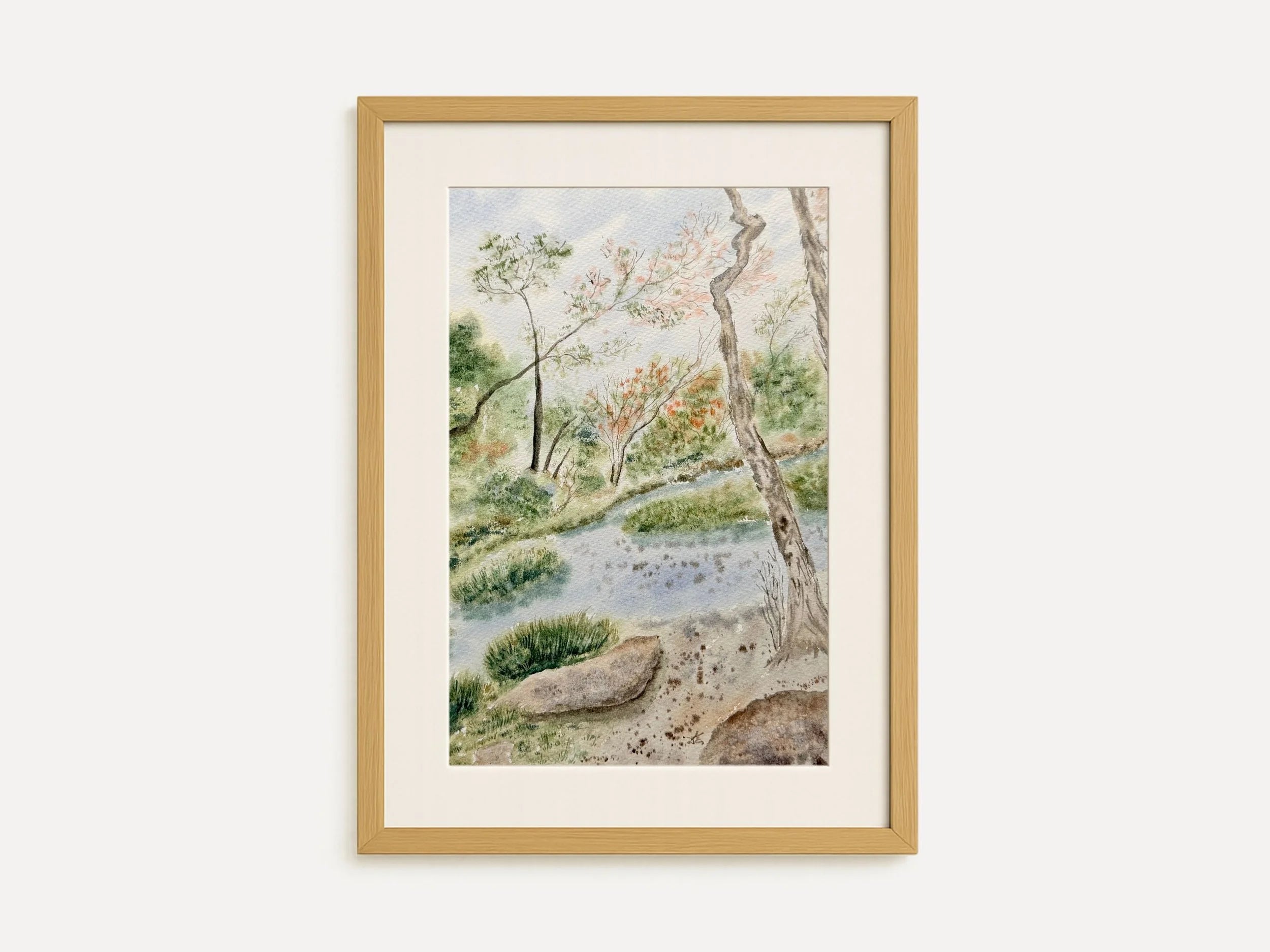 In The Park - Original Watercolor Painting