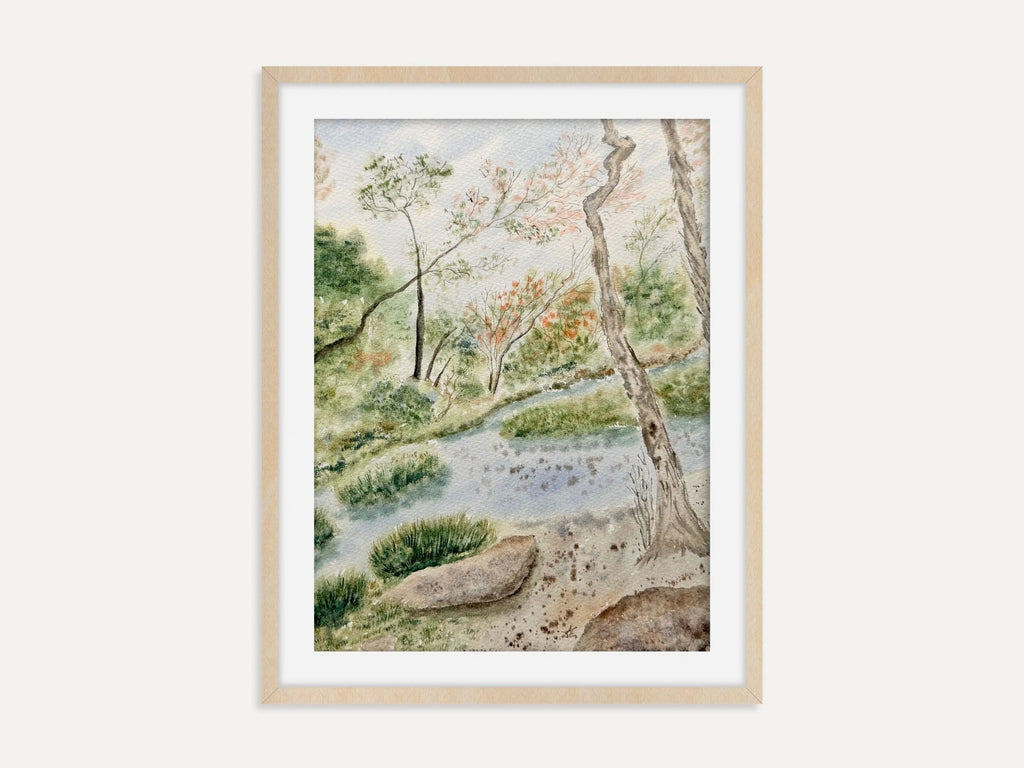 In The Park - Original Watercolor Painting