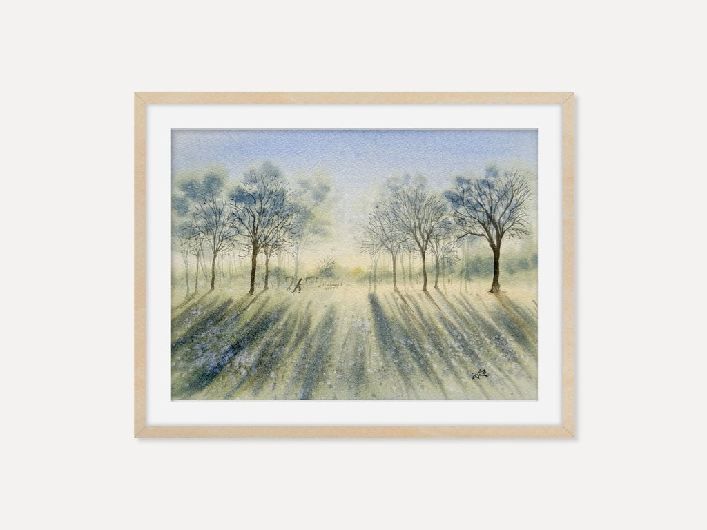 Morning in The Park - Original Watercolor Painting