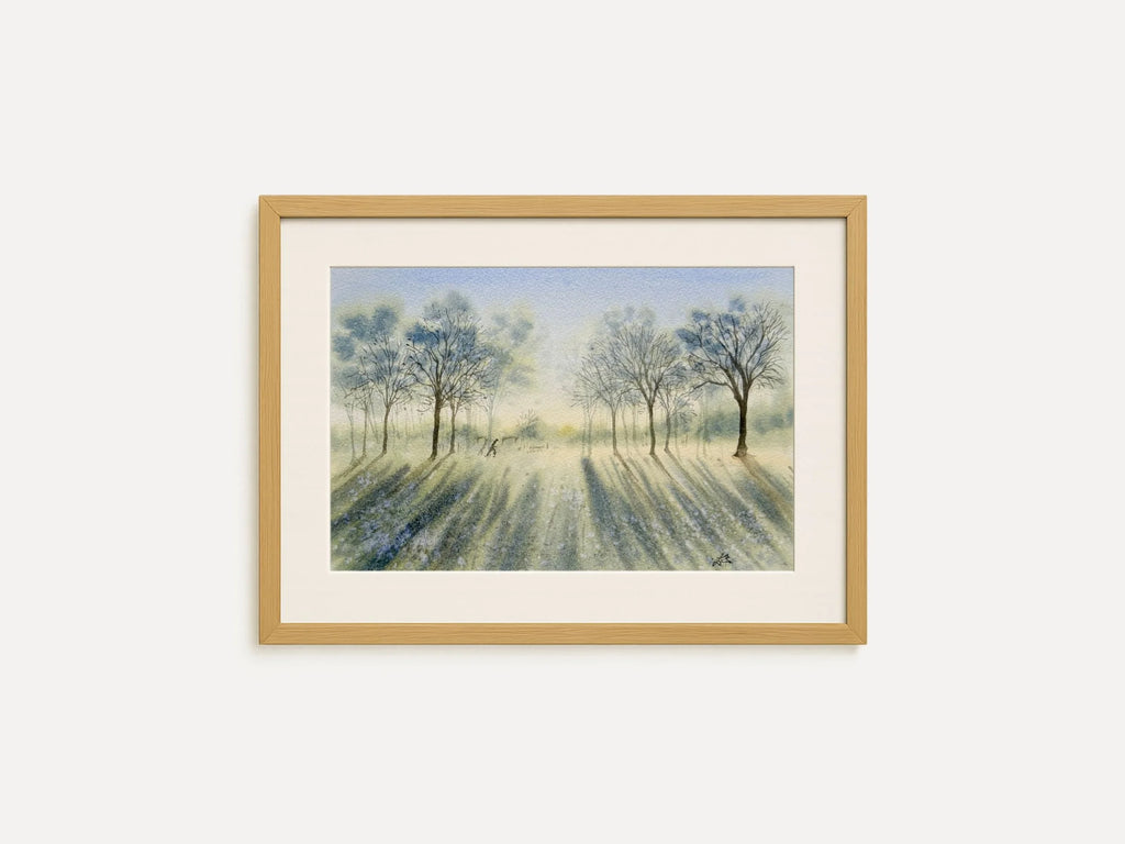 Morning in The Park - Original Watercolor Painting