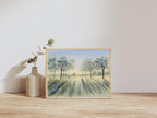Morning in The Park - Original Watercolor Painting