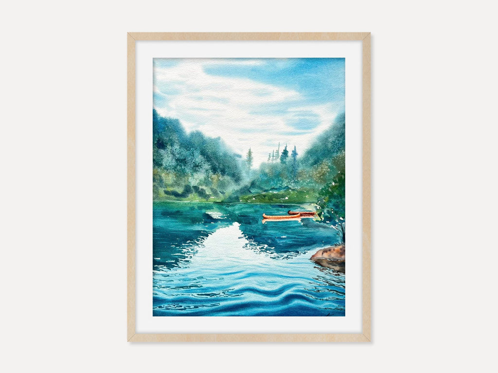 Lakeside - Original Watercolor Painting