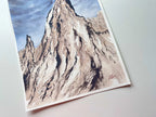 Pastel Lavender Rocks - Original Watercolor Painting