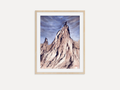 Pastel Lavender Rocks - Art Print
