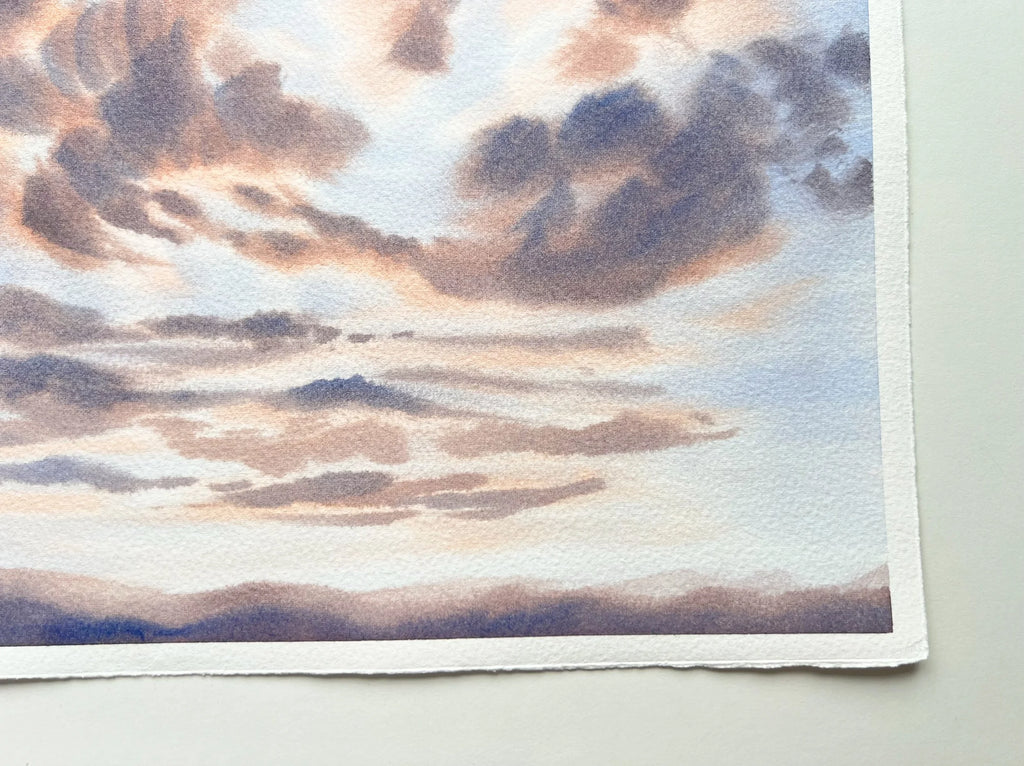 Peachy Dreams - Original Watercolor Painting